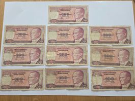 Banknoten aus der Türkei