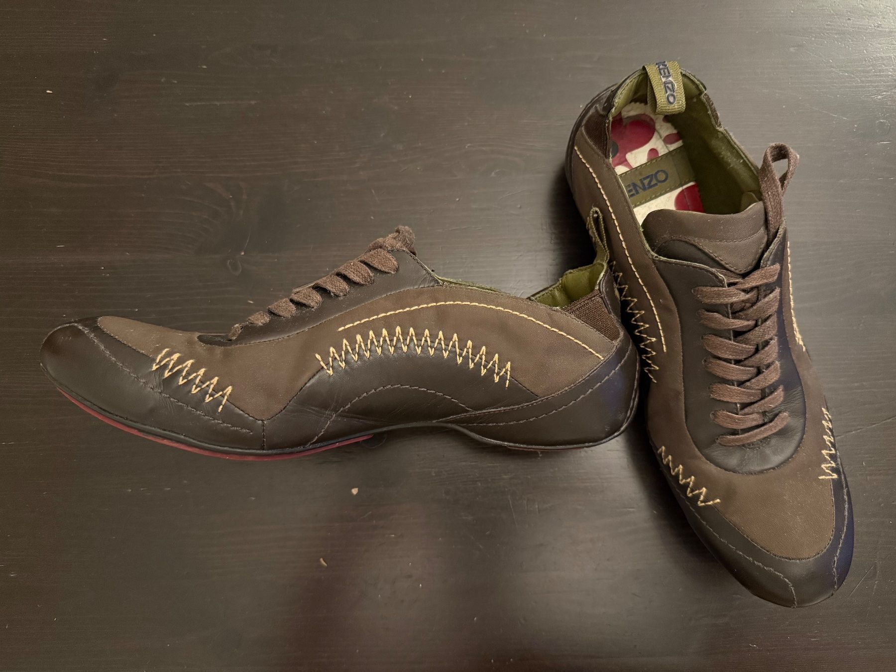Kenzo Scarpe da uomo: KENZO Serpent Herrenschuhe Grösse 41 braun – Usato da Zürich venduto da dekolager 3
