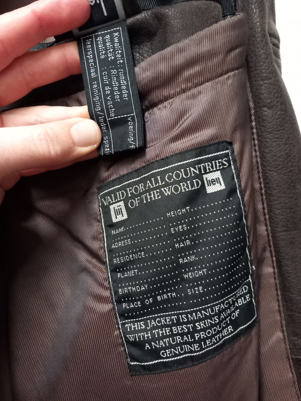 Giacche: Lederjacke Herren Gr.M Rindsleder, braun – Usato da Gwatt (Thun) venduto da umwelt-brocki 5