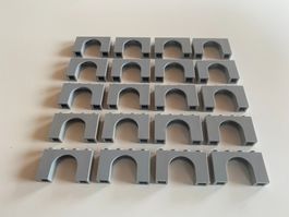 LEGO - DIVERSE - GRAUE - BOGENSTEINE