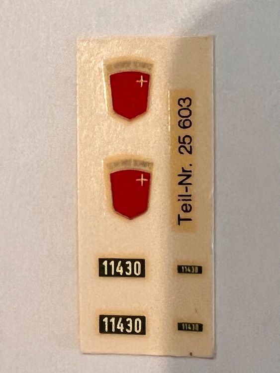 H0 Lok-Wappen und -Nummern für Ae 6/6 H0 11403 Schwyz | Kaufen auf Ricardo