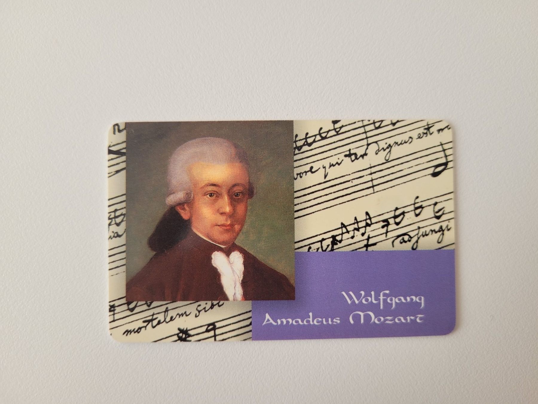Schede telefoniche: Telefonkarte Deutschland "mozart" – Usato da Inwil venduto da Flower2325