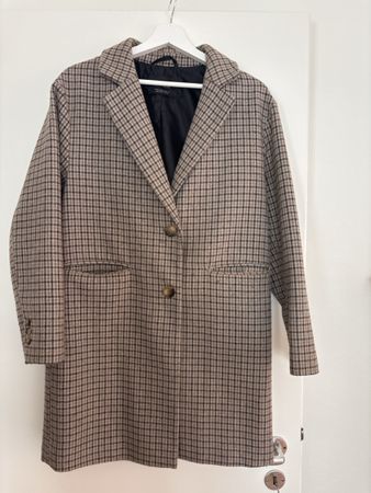 Cappotto Pull&Bear marrone a quadri taglia S usato