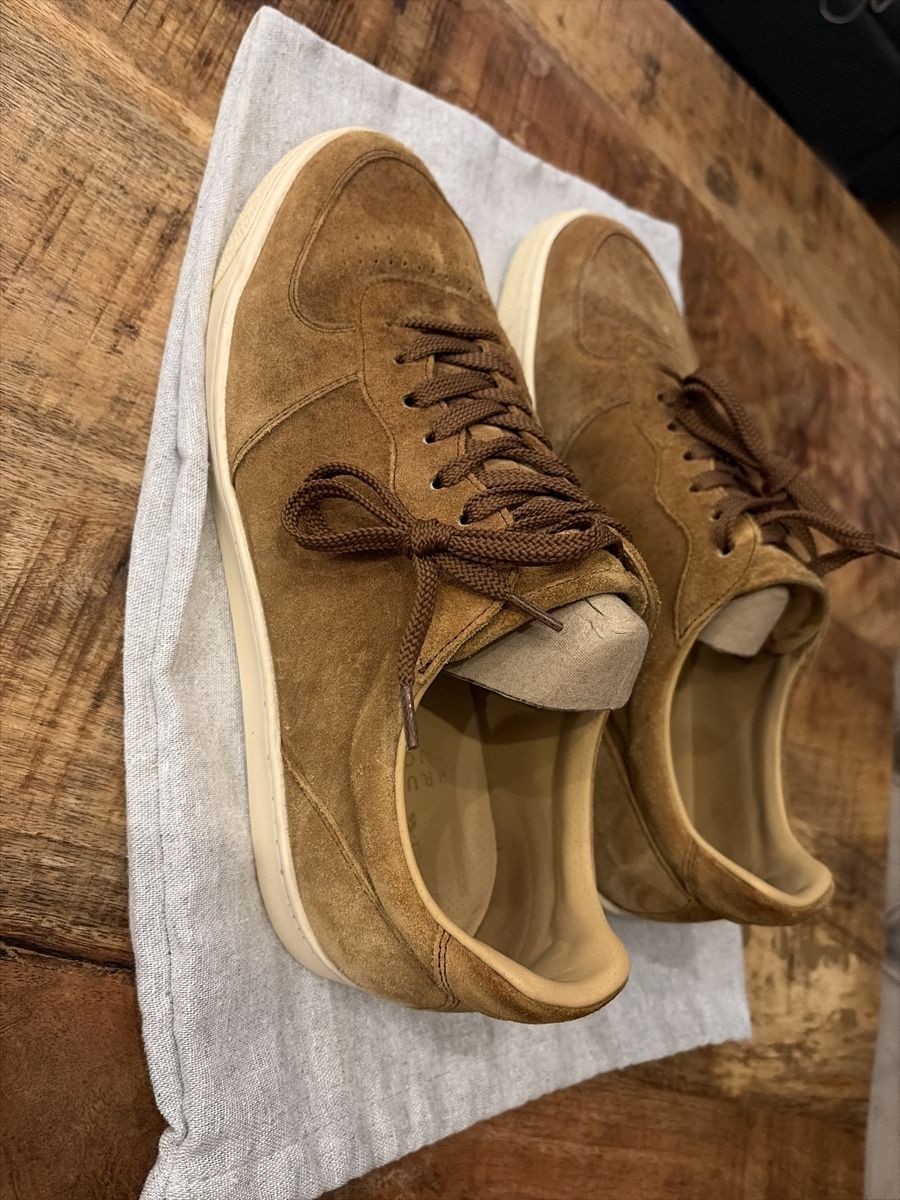 Brunello Cucinelli Herrenschuhe: Brunello Cucinelli Sneaker, braun, Wildleder, Gr. 42.5 – Gebraucht aus Oberwil-Lieli von stylebender 4