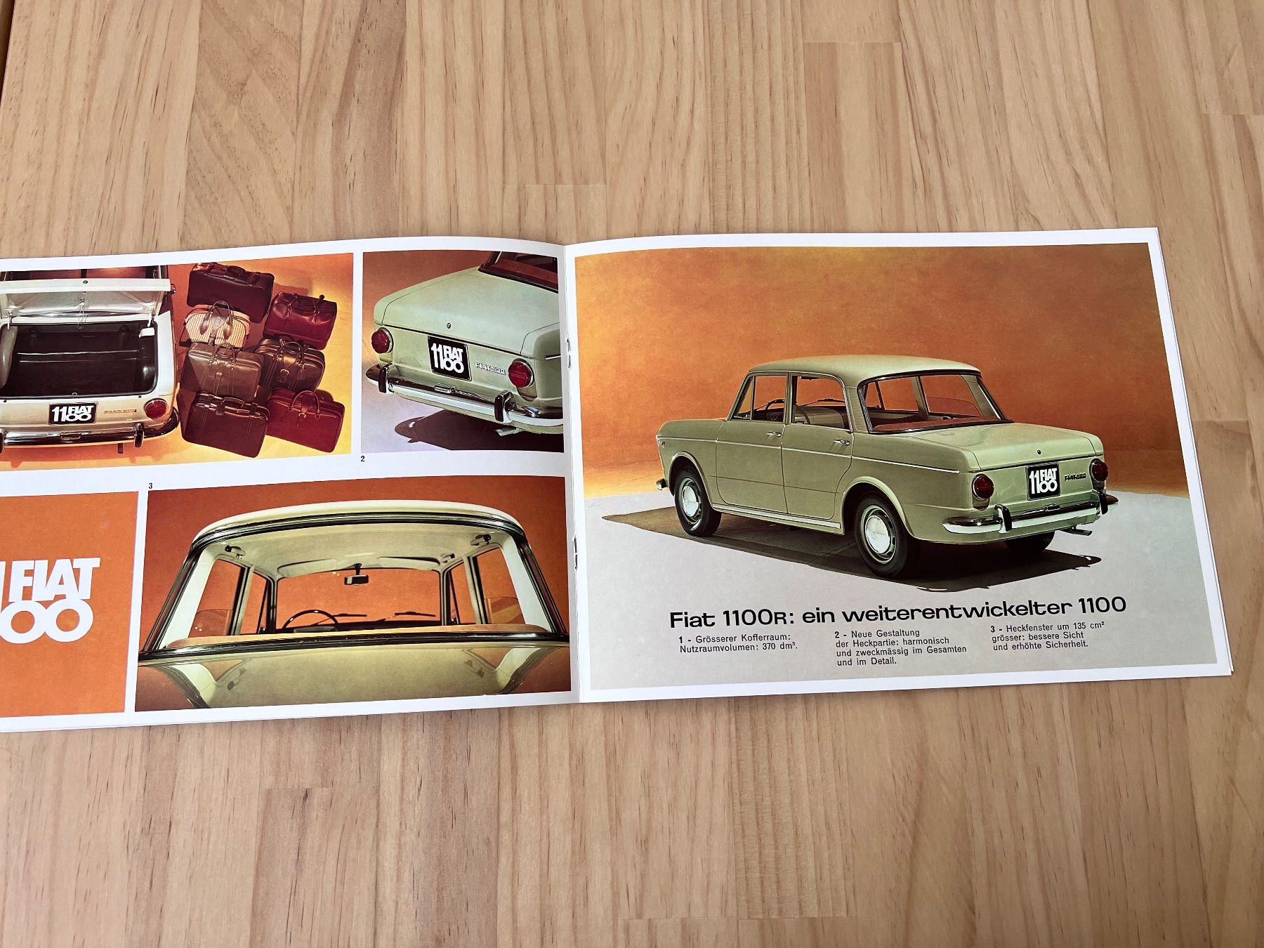 Fiat Documenti: FIAT 1100 Verkaufsprospekt – Usato da Münchenbuchsee venduto da Atego 2
