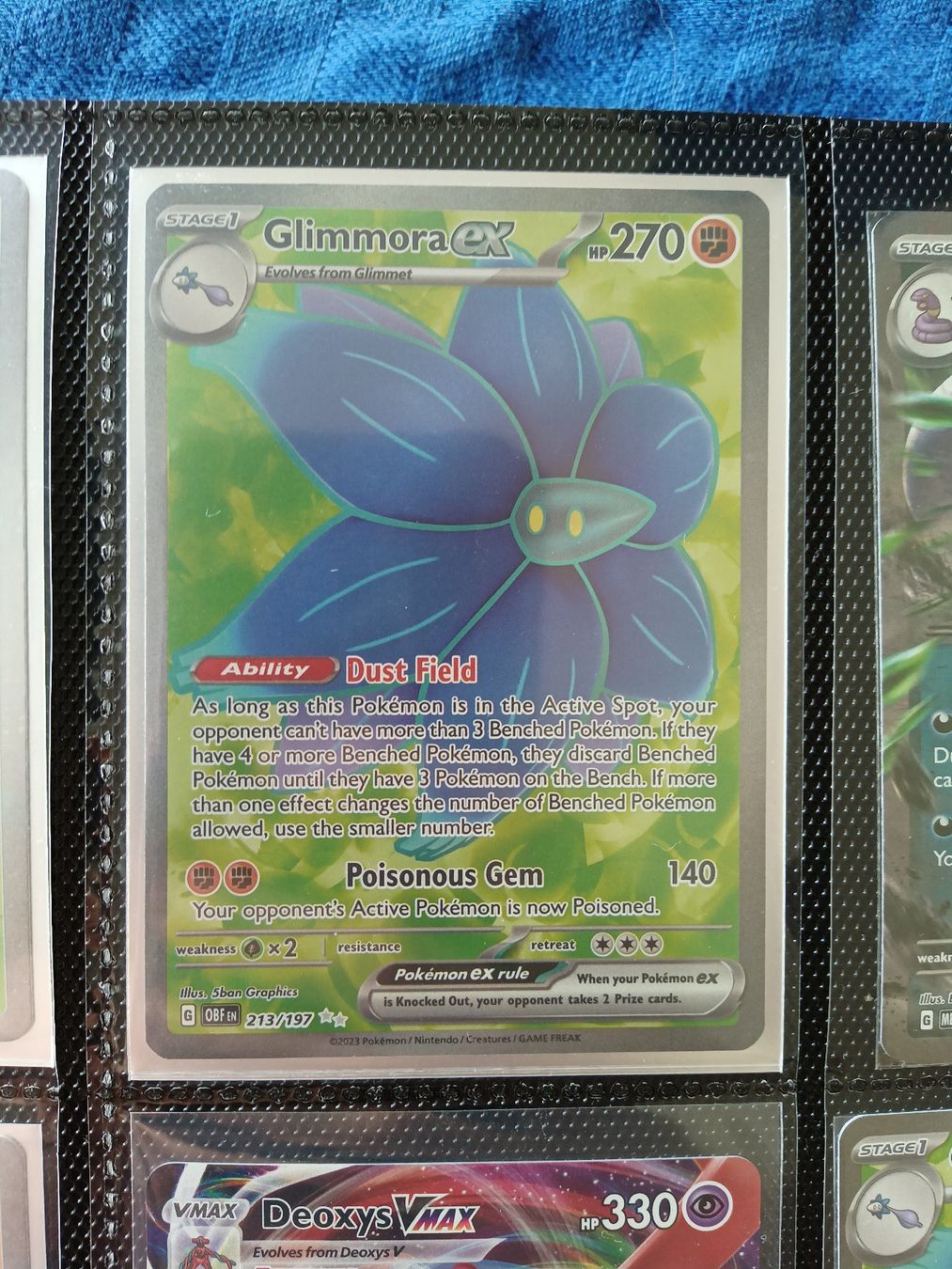 Pokémon Sammelbilder & Trading cards: Glimmora ex - Full Art – Gebraucht aus Altstätten SG von GGsGameshop