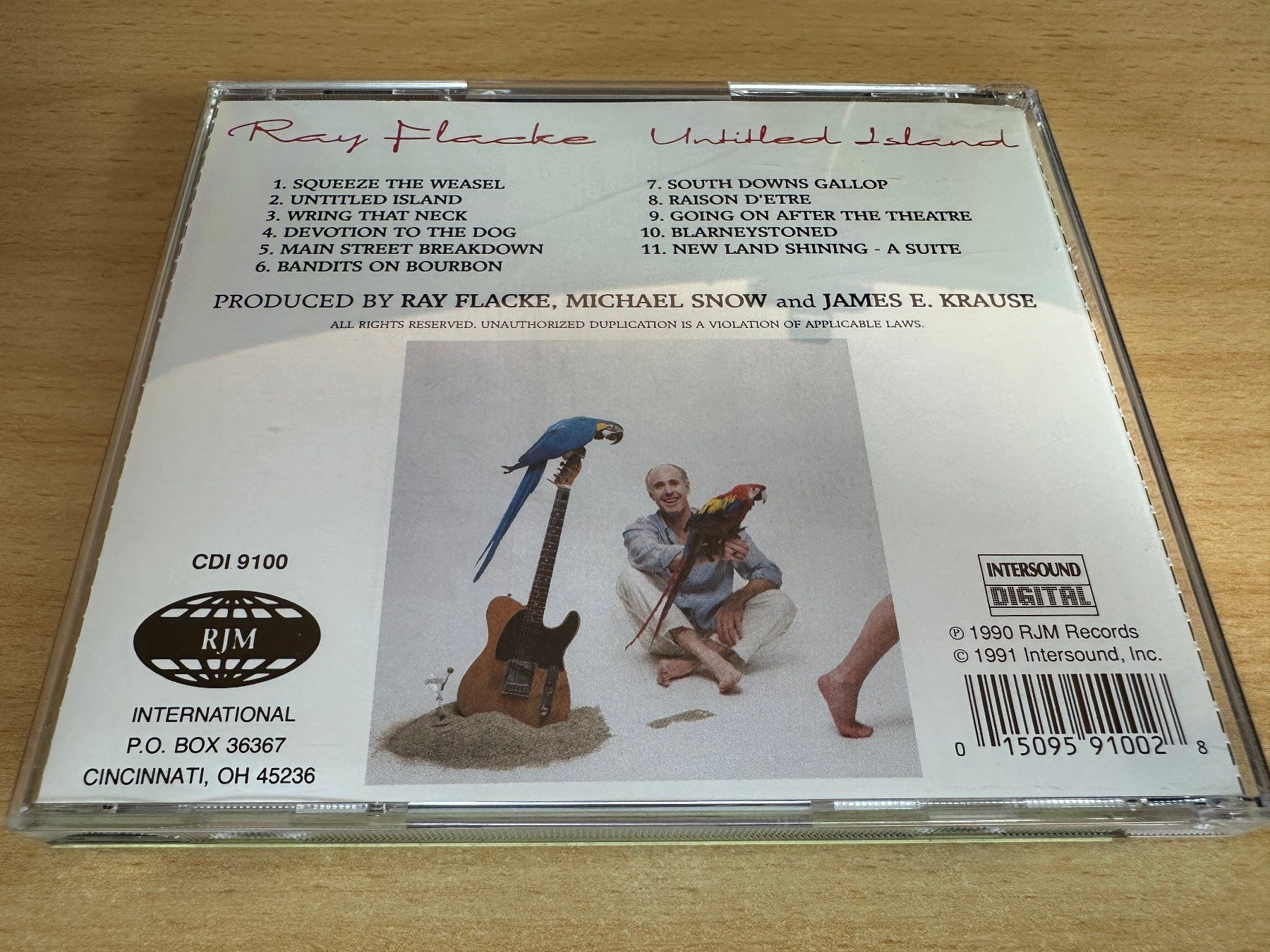 CD: Ray Flacke – Untitled Island – Usato da Rikon im Tösstal venduto da Alpenmutz 1