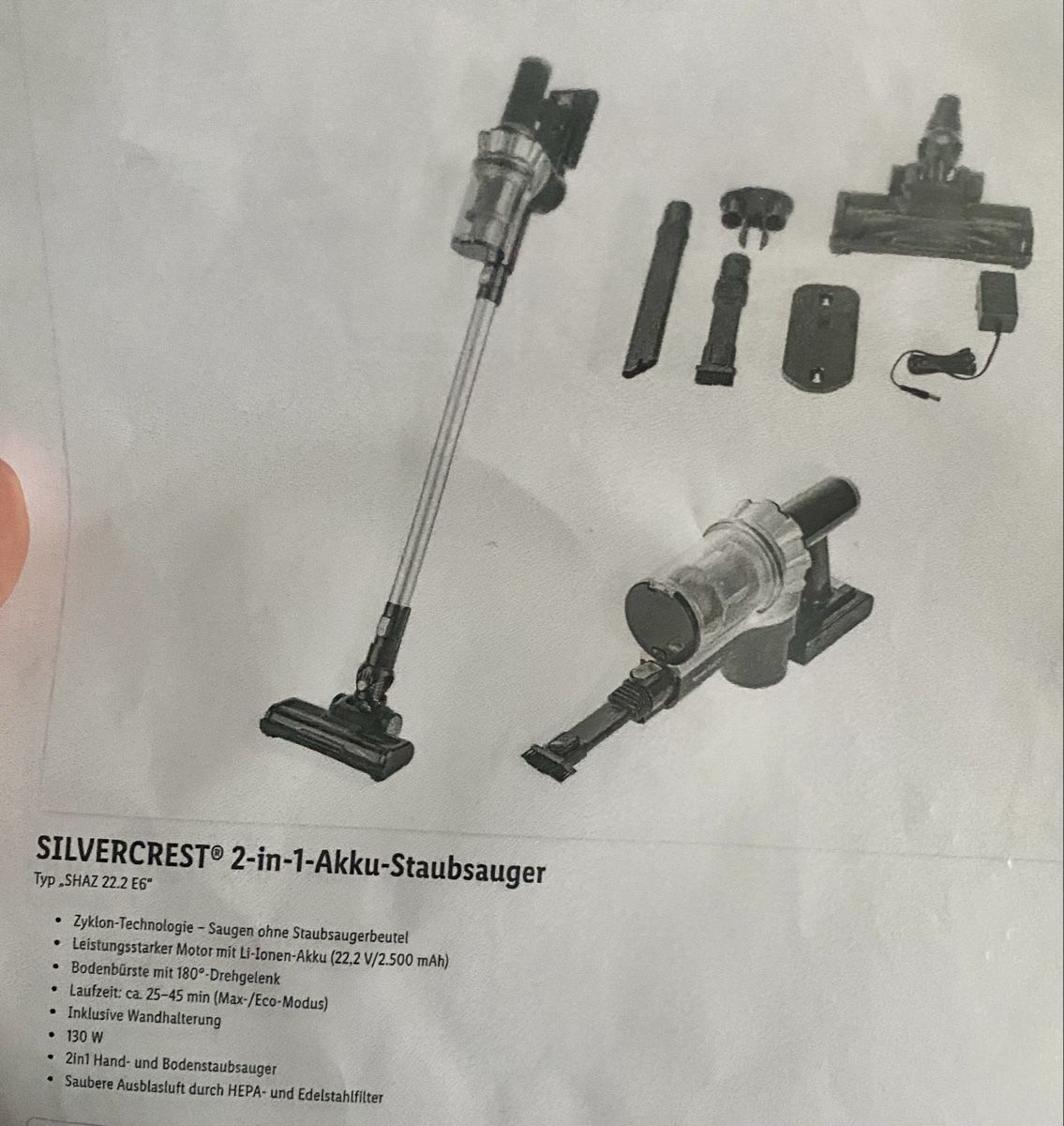 Silvercrest Akku Staubsauger Ersatzteile