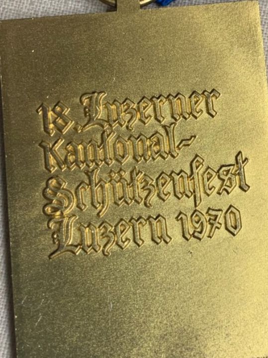 Medaglie: Luzern - "18 Luzerner Kantonal Schützenfest 1970" – Usato da Sorengo venduto da 74in 3
