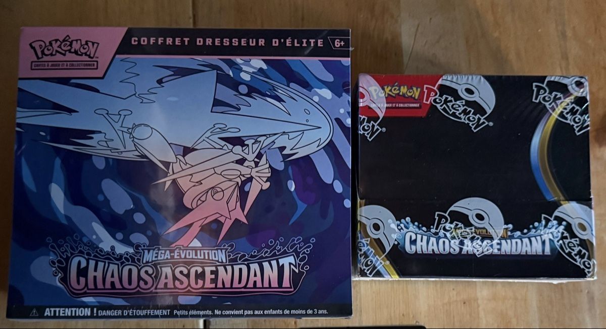 Pokémon Carte collezionabili: Pokémon chaos ascendant Etb+Display – Nuovo (secondo la descrizione) da La Plaine venduto da 8-X