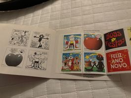 Brasilianische Briefmarken Weihnachten 1994 Neujahr
