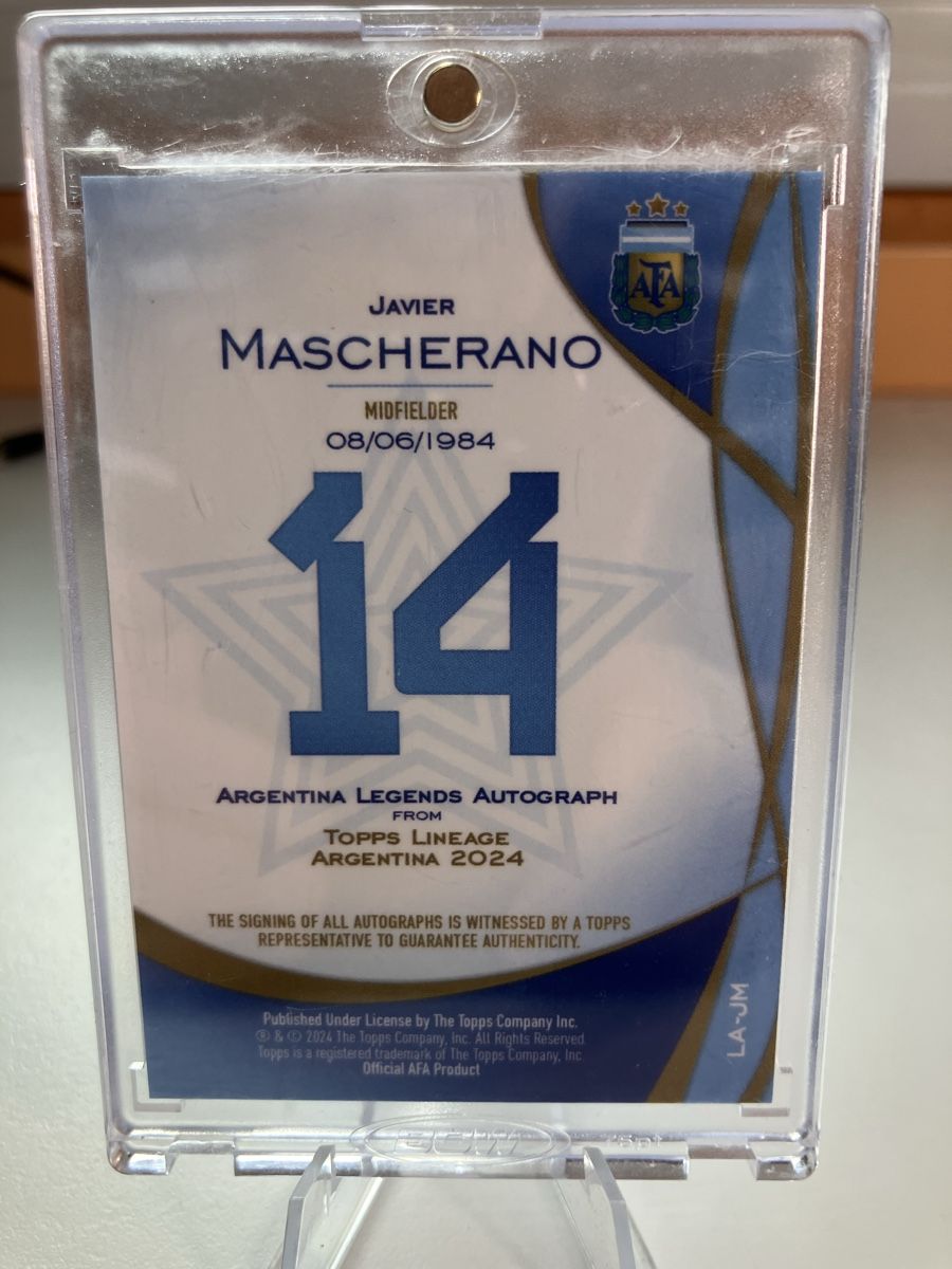 Topps Carte collezionabili: Topps Lineage Javier Mascherano Autograph 36/50 – Nuovo (secondo la descrizione) da Wattwil venduto da mything1979 1
