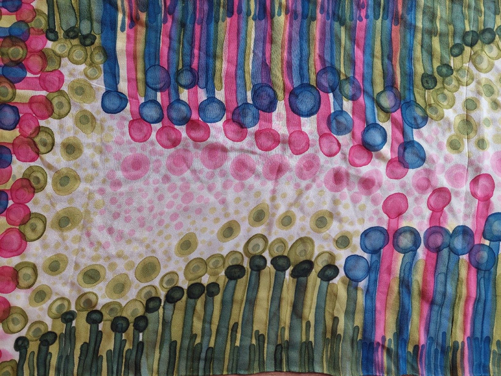 Foulard & Sciarpe: Sommer Schal Seide bunt, leicht & luftig – Usato da Brunnen venduto da Livianda 3