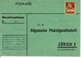 PK, Allgemeine Plakatgesellschaft Zürich 1931