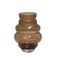 Bulli Bloomingville Vase, braun, Glas, 24cm Westwing