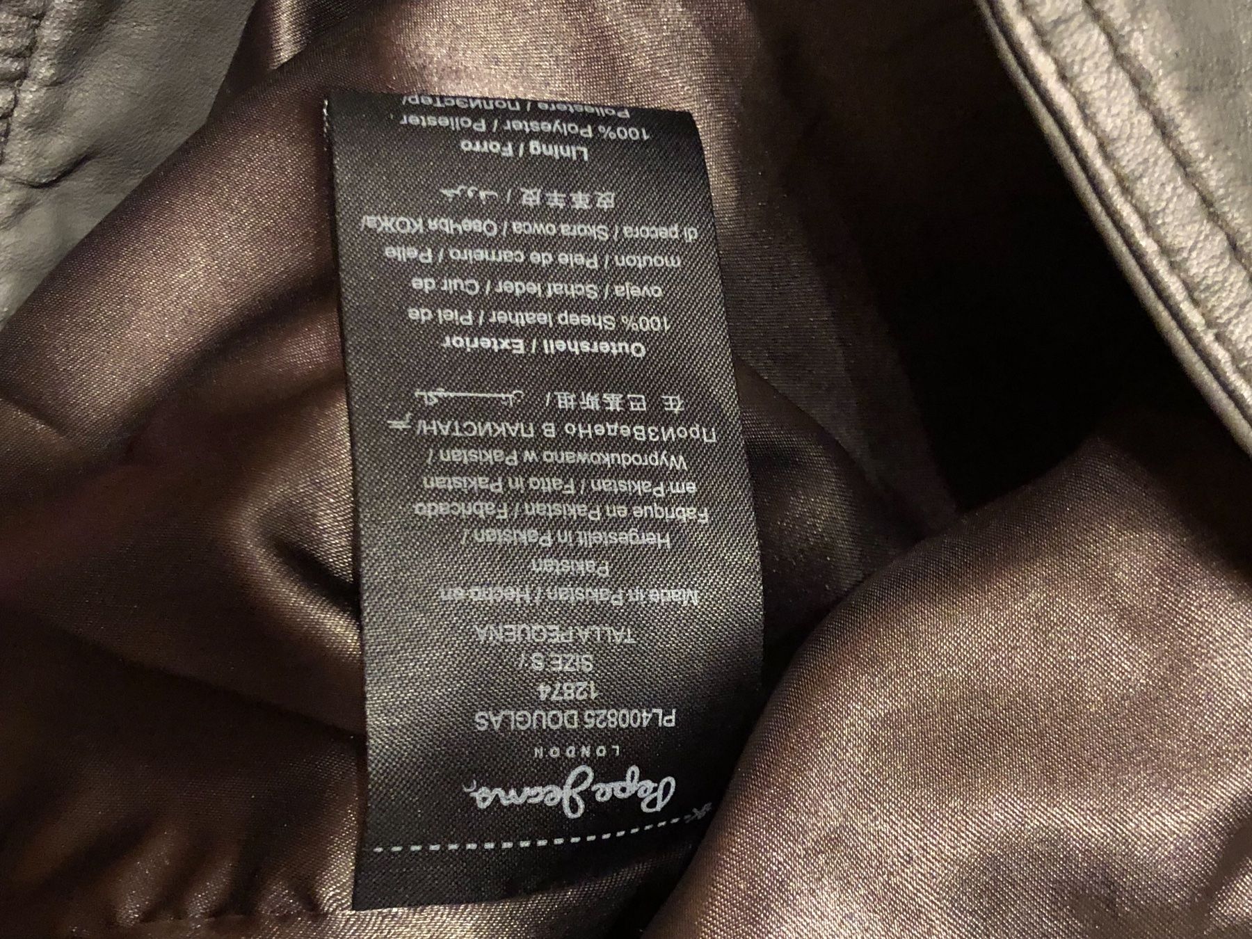 Pepe Jeans Giacche: Lederjacke grau, Gr. S – Usato da Kriessern venduto da c_n1 3