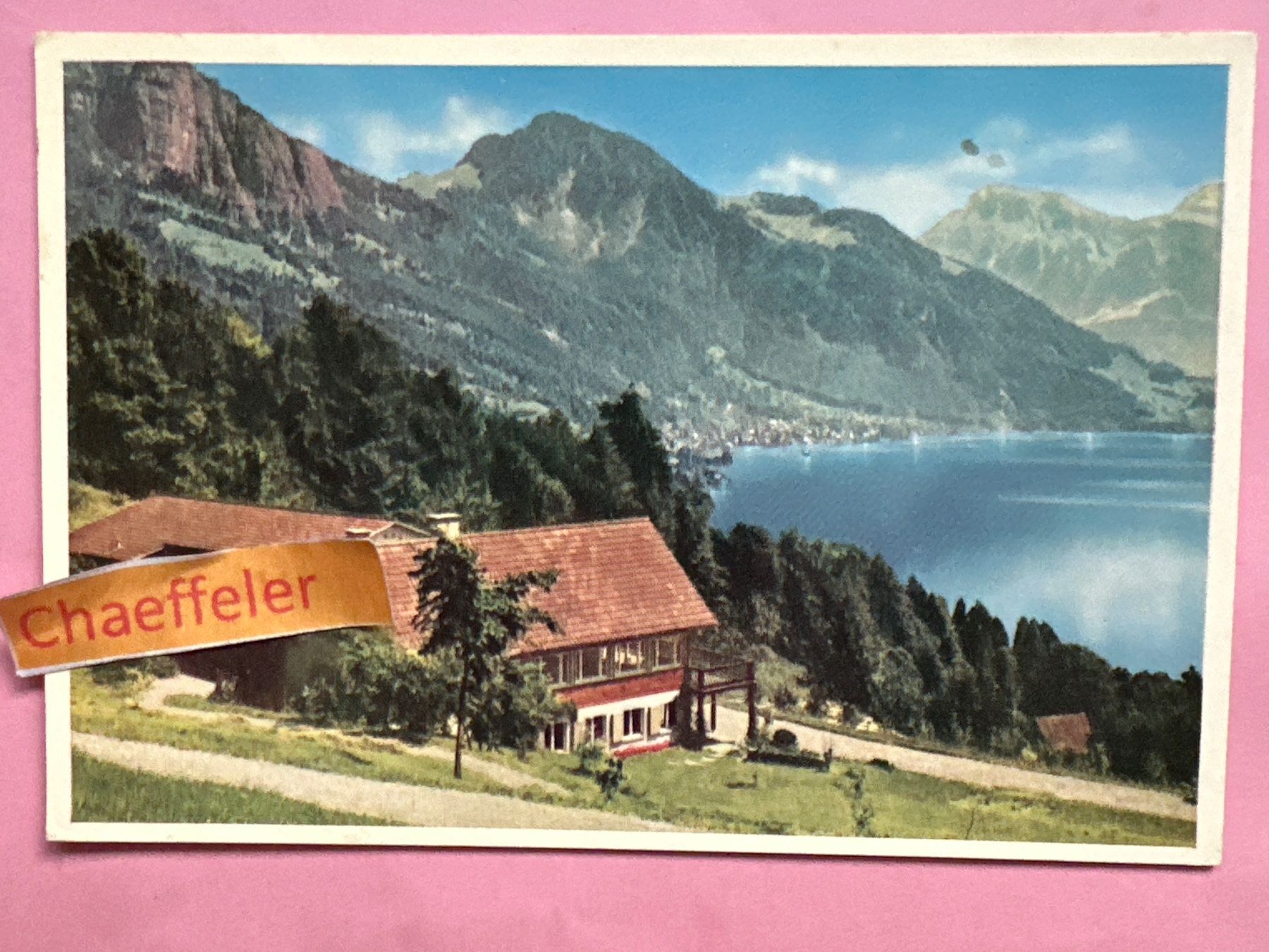 Ansichtskarten: 1957 Blaukreuzheim Weggis – Gebraucht aus Zürich von Chaeffeler
