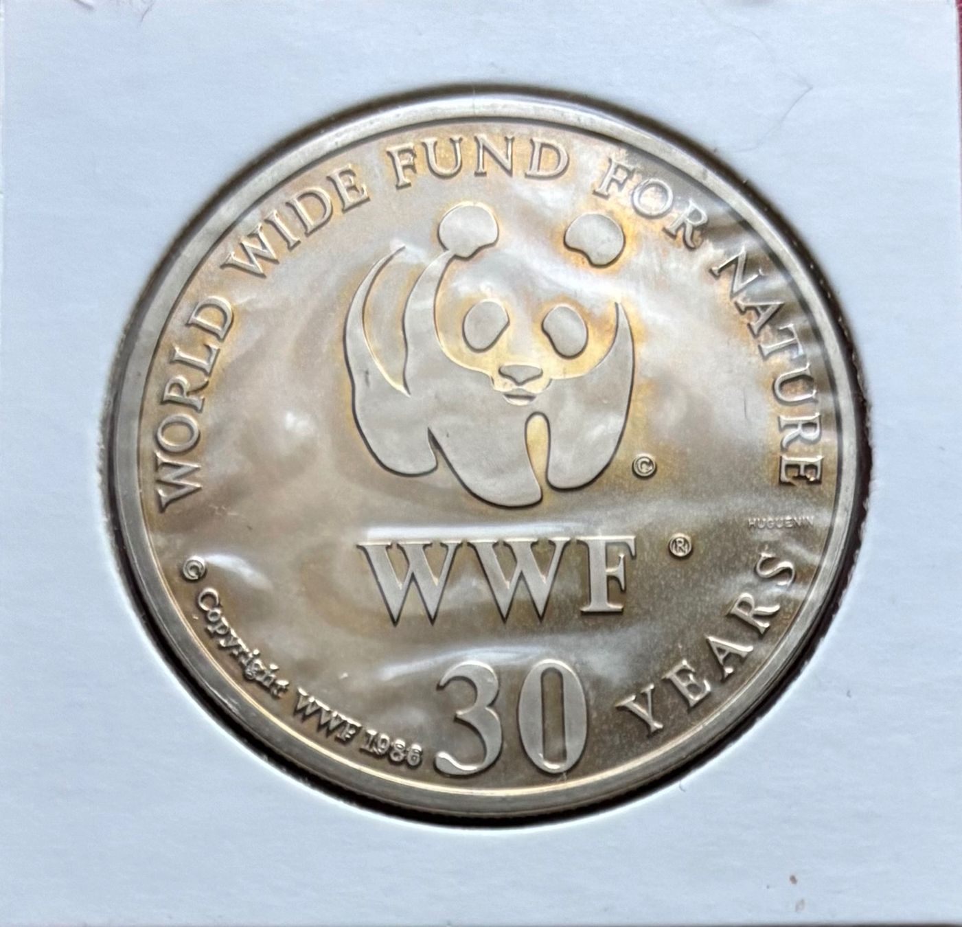 Medaglie: Panter - Panthera Onca - 30 Jahre WWF – Nuovo (secondo la descrizione) da Speicher venduto da CH-Schatzkammer 3