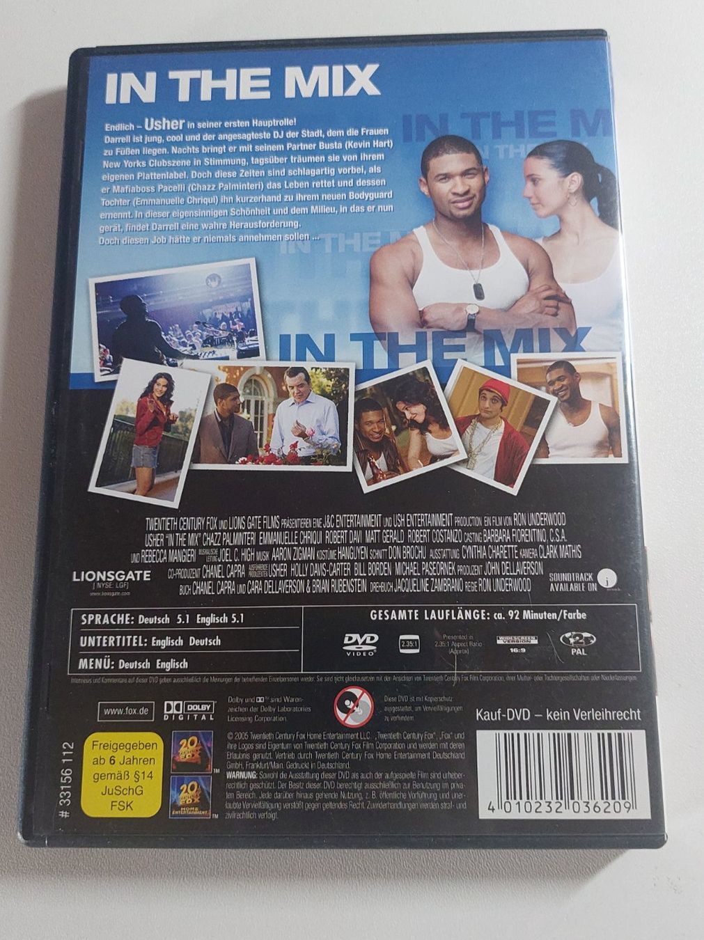 Tutti i DVDs: DVD: In The Mix – Usato da Erlinsbach venduto da pfunky 1