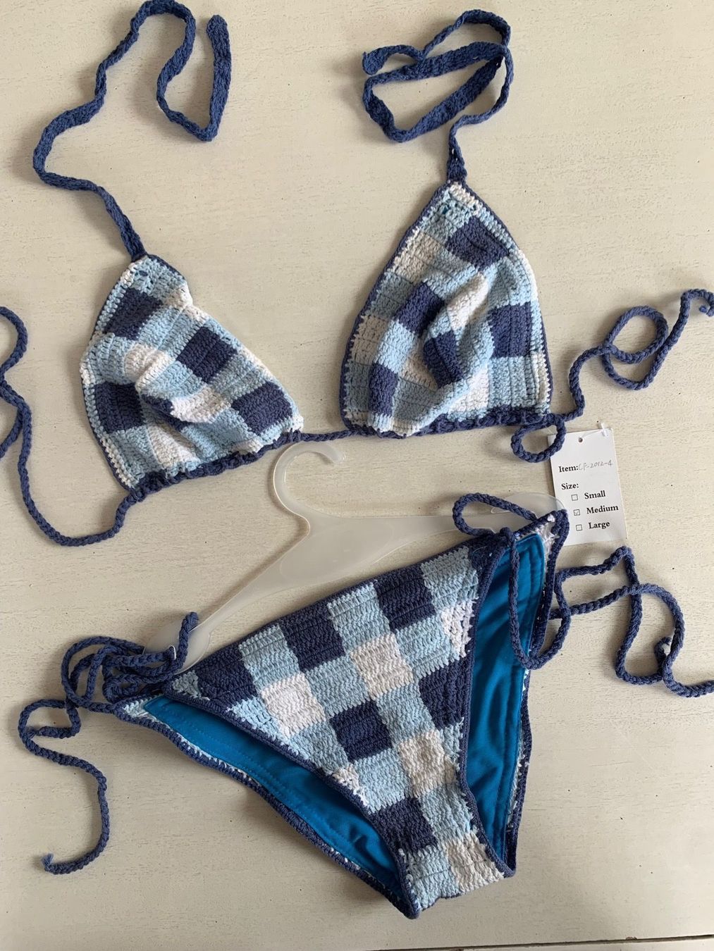 Costumi da bagno & Bikini: BIKINI 100% HANDMADE CROCHET, GR. MEDIUM – Nuovo (secondo la descrizione) da Rüschlikon venduto da 21moje 1