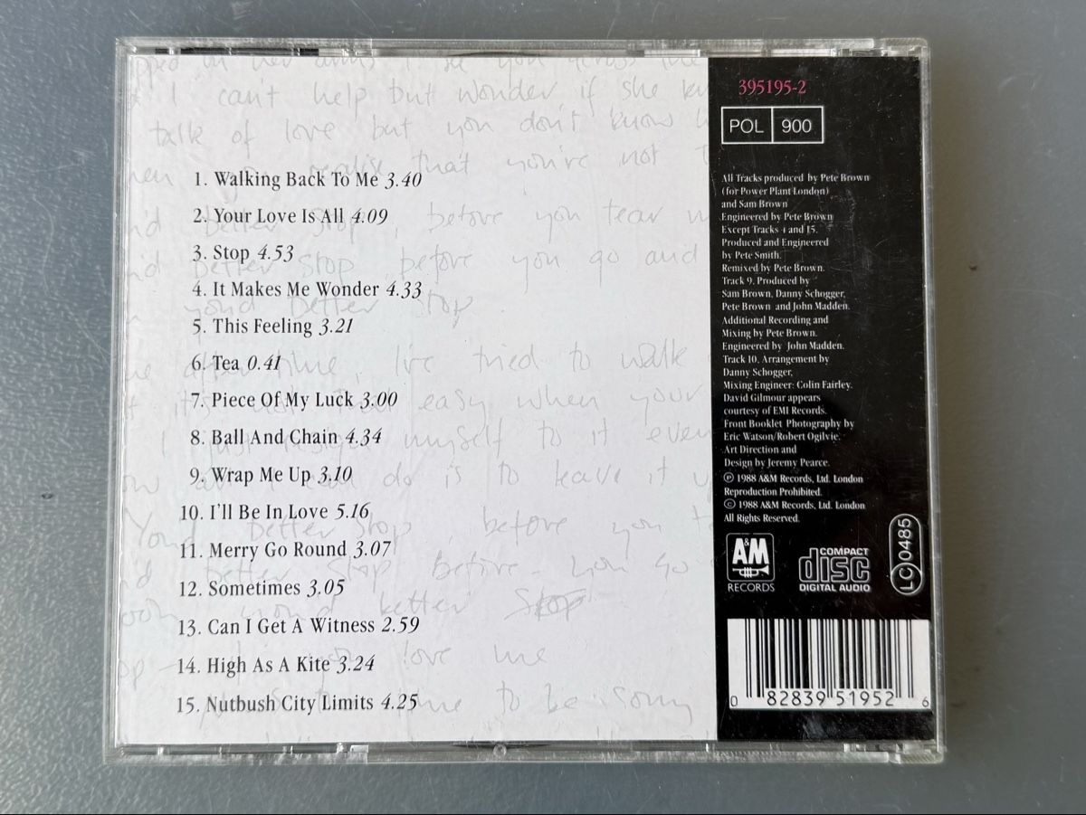 CD: Sam Brown - Stop! (CD, Album) – Usato da Oberried Brienz venduto da Chyara 1