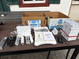 Wii, konsole controllers , board, verschiedenen spielen