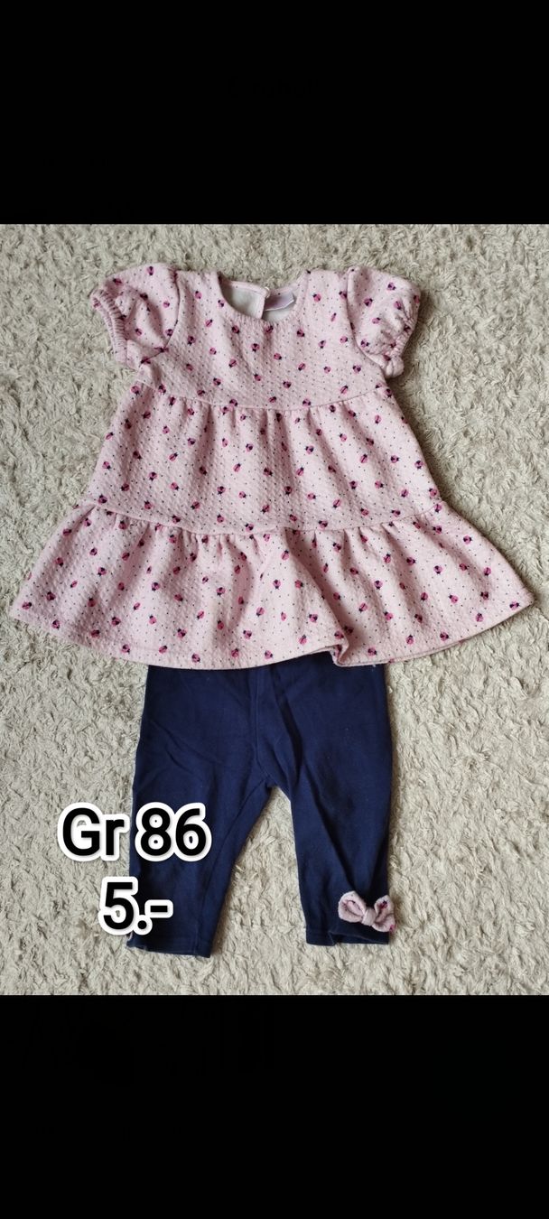 Kleider & Röcke: Süsses Mädchen Set Kleid + Leggins Gr. 86 – Gebraucht aus Wangs von Gabrill