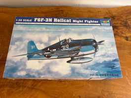 Trumpeter 1:32 F6F-3N Hellcat Night Fighter - OVP / Ungebaut