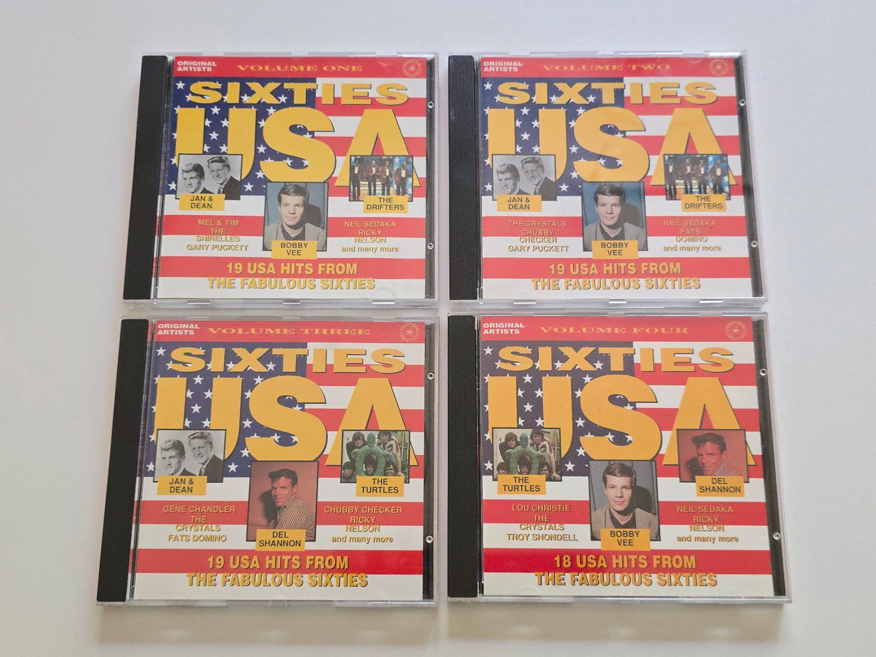 CDs: 4 CD Sixties USA – Gebraucht aus Dättlikon von Wundertuete_