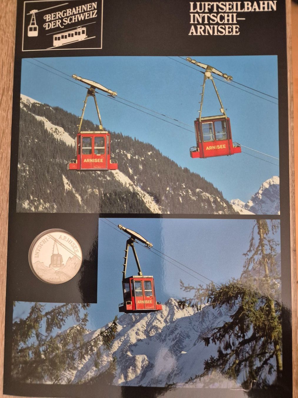 Médailles: Bergbahnen der Schweiz - Luftseilbahn Intschi-Arnisee – D'occasion à Luzern par Vreneli_1