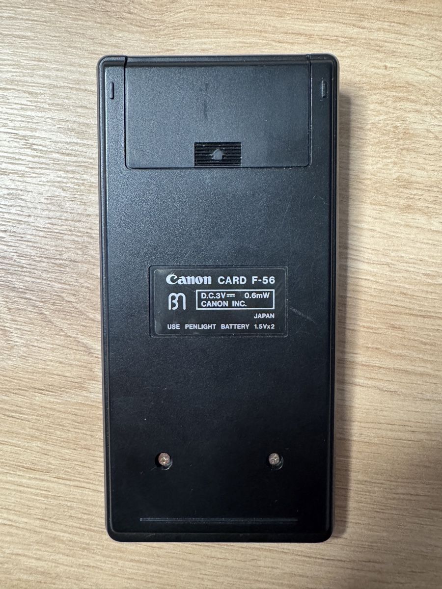 Canon Calcolatrici tascabili: Canon Card F-56 Rechner – Difettoso da Biberist venduto da etesummer 1