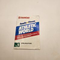 NES Athletic World Anleitung DE Bandai Original selten