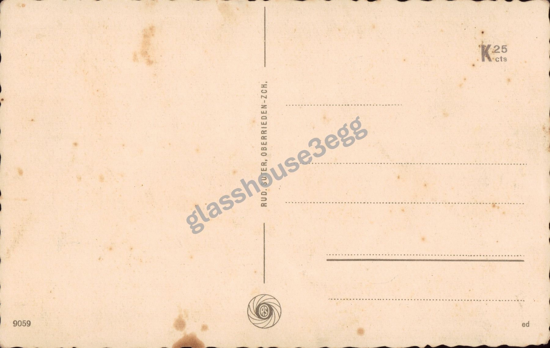 Cartoline postali: AK Sarnen (Obwalden) – Usato da Eggersriet venduto da glasshouse3egg 1