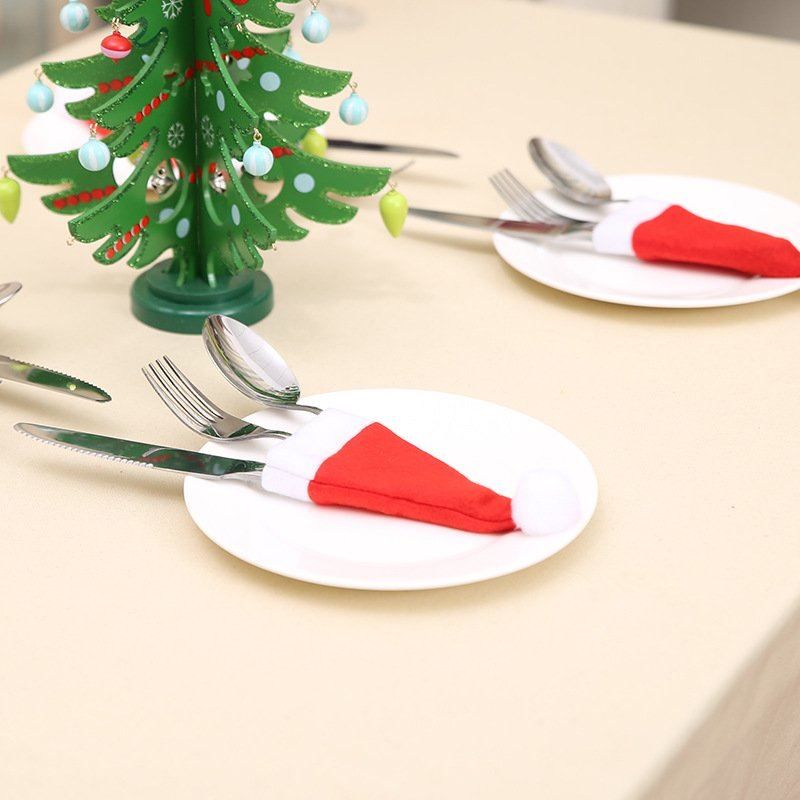 Alle Dekorationen: 10 Stück Messer und Gabel Weihnachtsmutz – Neu (gemäss Beschreibung) aus Arth von 100i 4