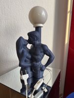 1970er Vintage Tischlampe Lovers Erotiklampe Keramik