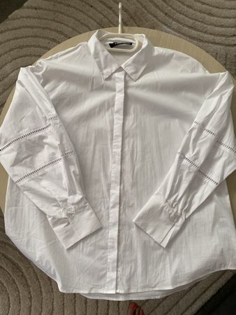 Taifun Damenbluse Gr. 40 weiss