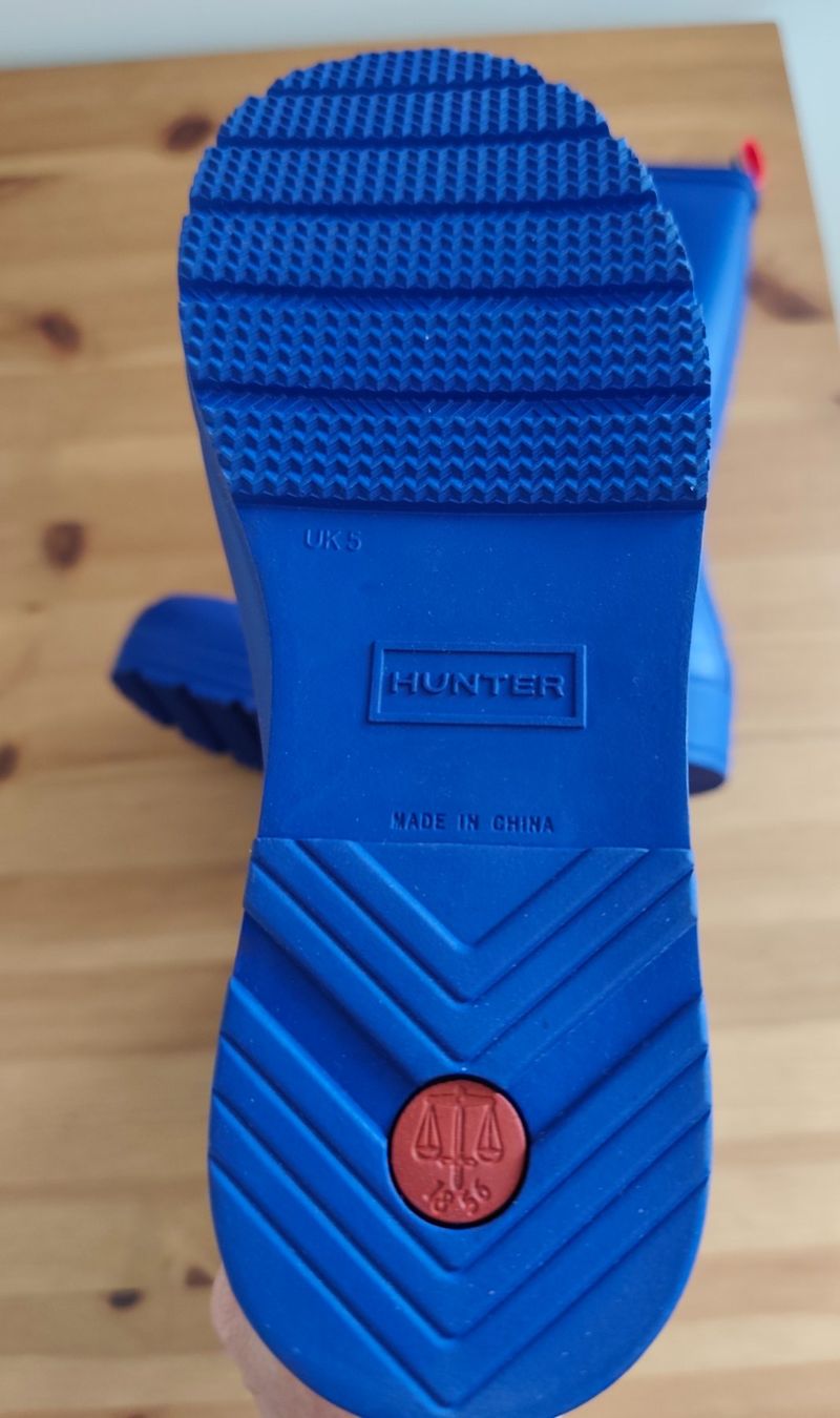 Hunter Scarpe da donna: HUNTER Gummistiefel in blau, Grösse 38 – Nuovo (secondo la descrizione) da Rheineck venduto da Polcadot 4