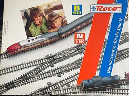 Roco Spur N 22015 Gleisset B mit 2 Handweichen (29 Teile)