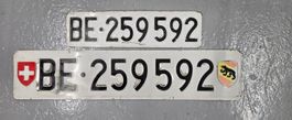 Kontrollschild BE 259592