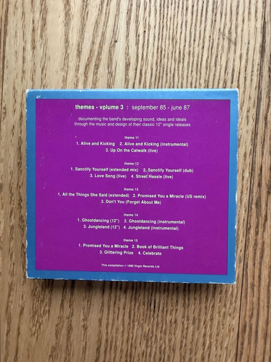 CD: SIMPLE MINDS: Themes - Vol. 3 CD-Boxset (5xCD) – Usato da Hünenberg venduto da Paddels 1