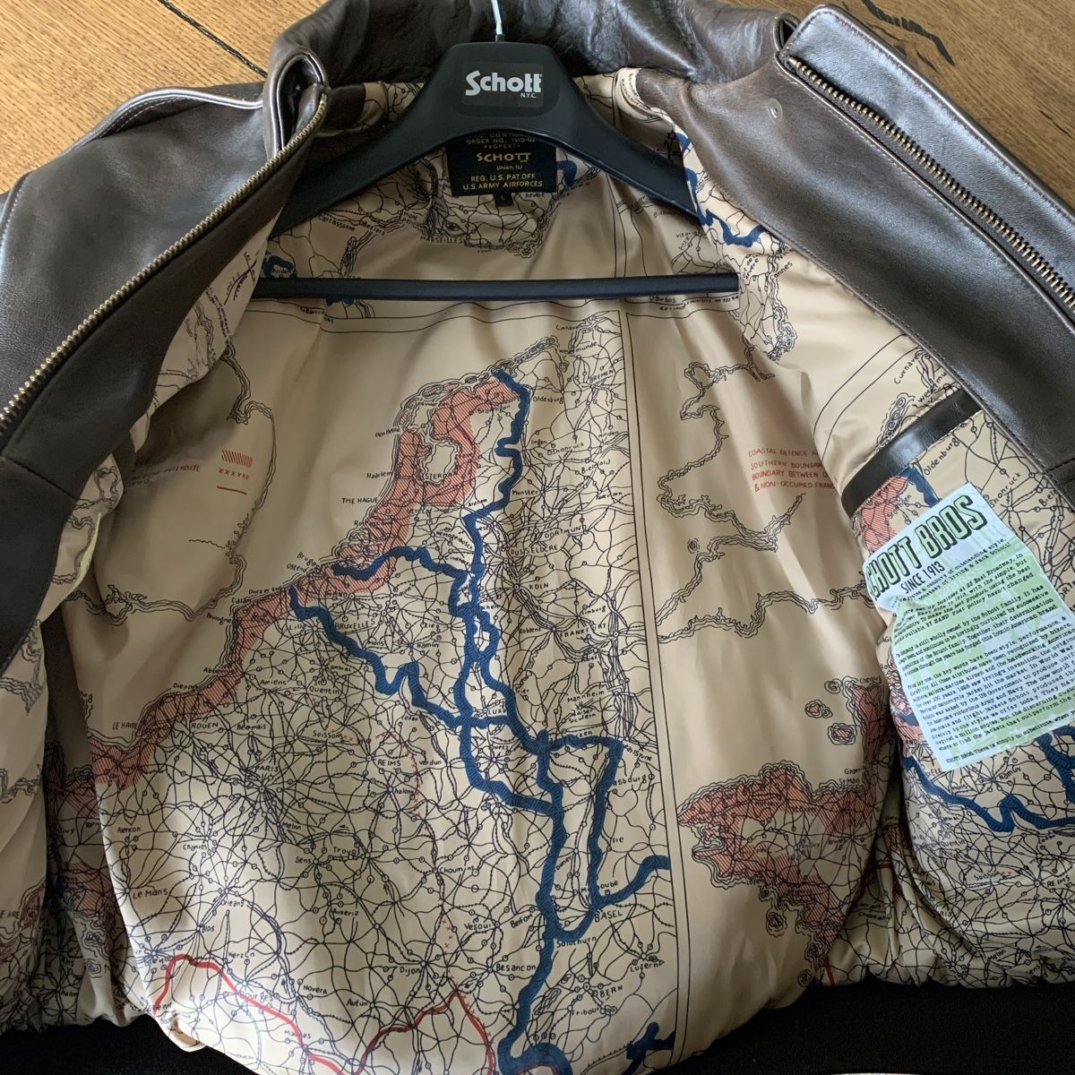 Schott Giacche: Schott NYC Leather Jacket A2 (M) – Nuovo (secondo la descrizione) da Horw venduto da HerrTadellos 4