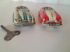Huki Auto HK 501 + 503 creme/blau + rot/creme,1945