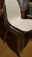 8 Stühle LEIFARE BRORINGE, neuwertig, zeitlos elegant, weiss