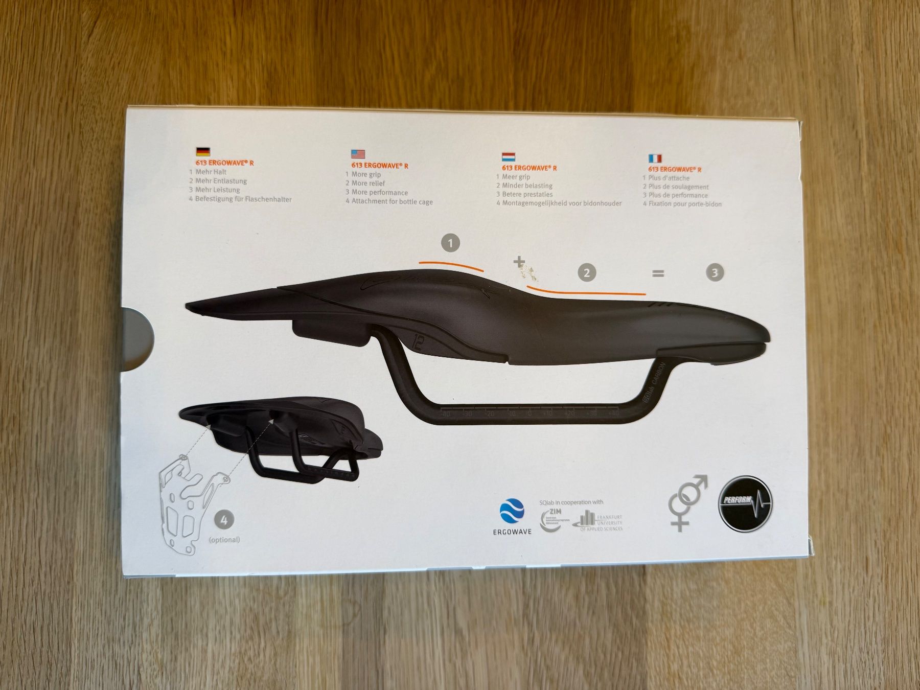 Pezzi di ricambio: SQlab 613 ERGOWAVE® R Carbon | Triathlonsattel | 12 cm – Nuovo e nell'imballaggio originale da Wilderswil venduto da ccl_cwd9 2
