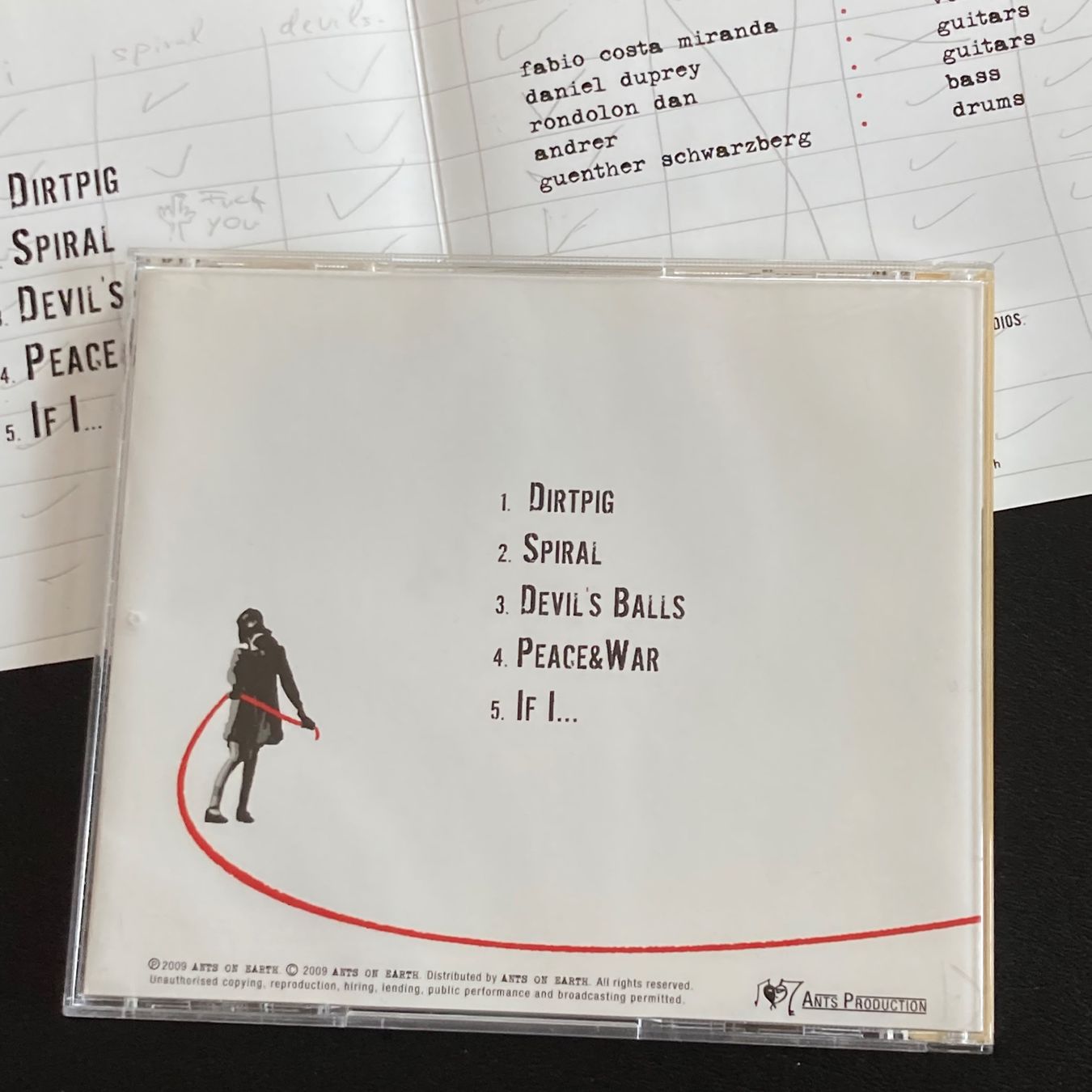 CD: Ants On Earth - s/t, CD EP | Psychedelic Rock – Usato da Bern venduto da Ntsamina 1