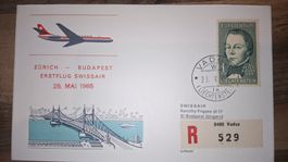 Swissair Zürich - Budapest 28.05.1965
