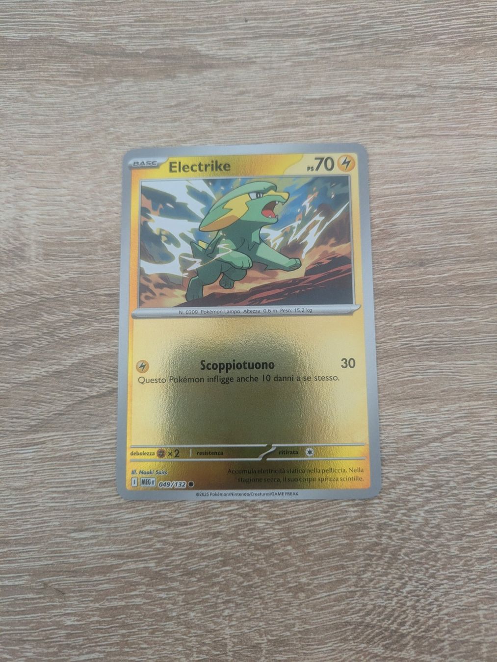 Pokémon Carte collezionabili: ELECTRIKE, MEGA EVOLUTIONS, MEG 49, REVERSE, 2025, ITA, NM/M – Usato da Losone venduto da AlpineLayer