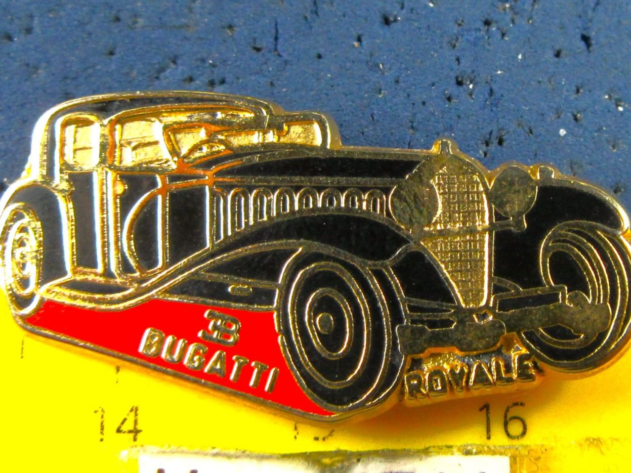 Bugatti Placchette & Badge: BUGATTI ROYAL OLDTIMER AUTO PIN ENAMEL MIT SECURITY-CLIP OLD – Usato da Ettingen venduto da Hausi4711 1