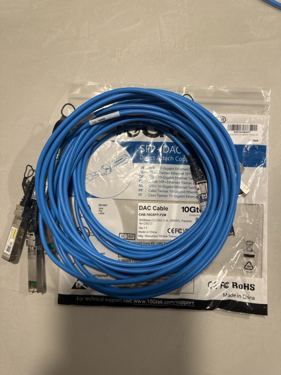 Kabel: 10Gtek - SPF+ DAC KABEL Set – Gebraucht aus Knonau von terraphos 1