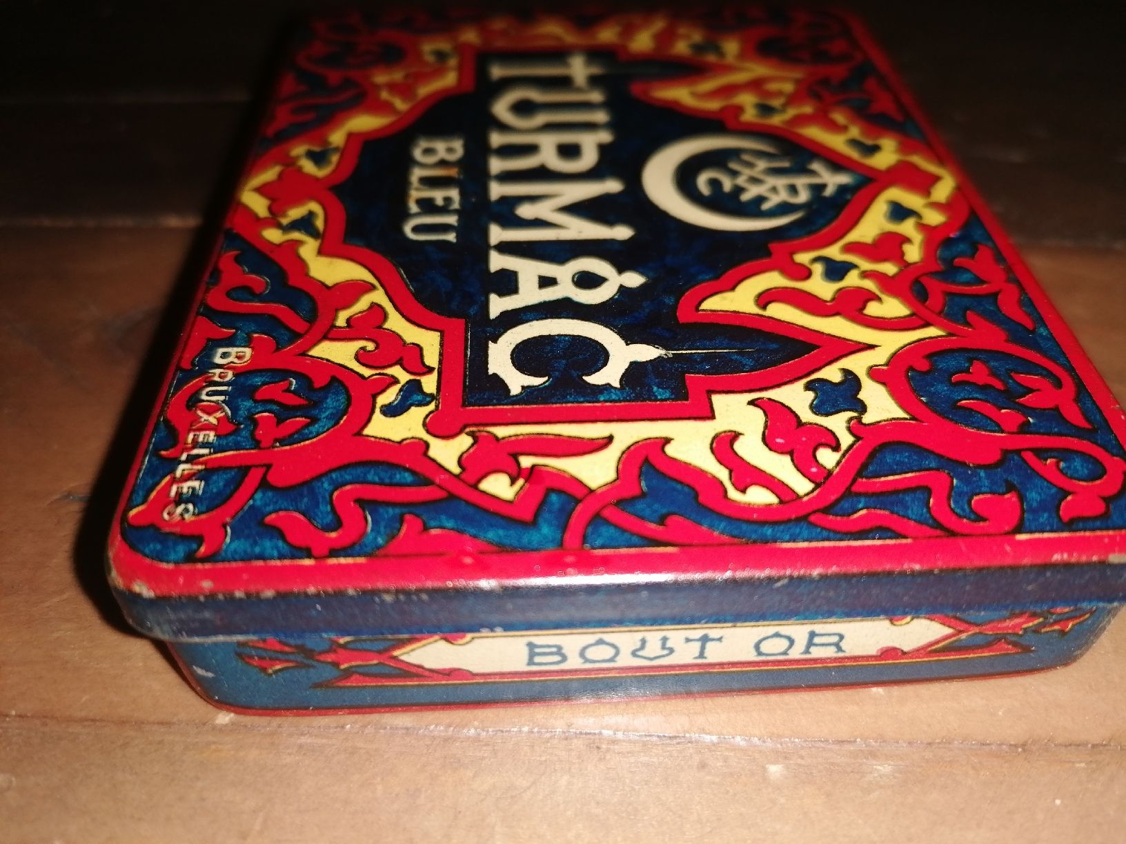Tabak: Antike Blechdose Turmac Bleu 20 Zigs  – Gebraucht aus Zürich von Tin4Life 2